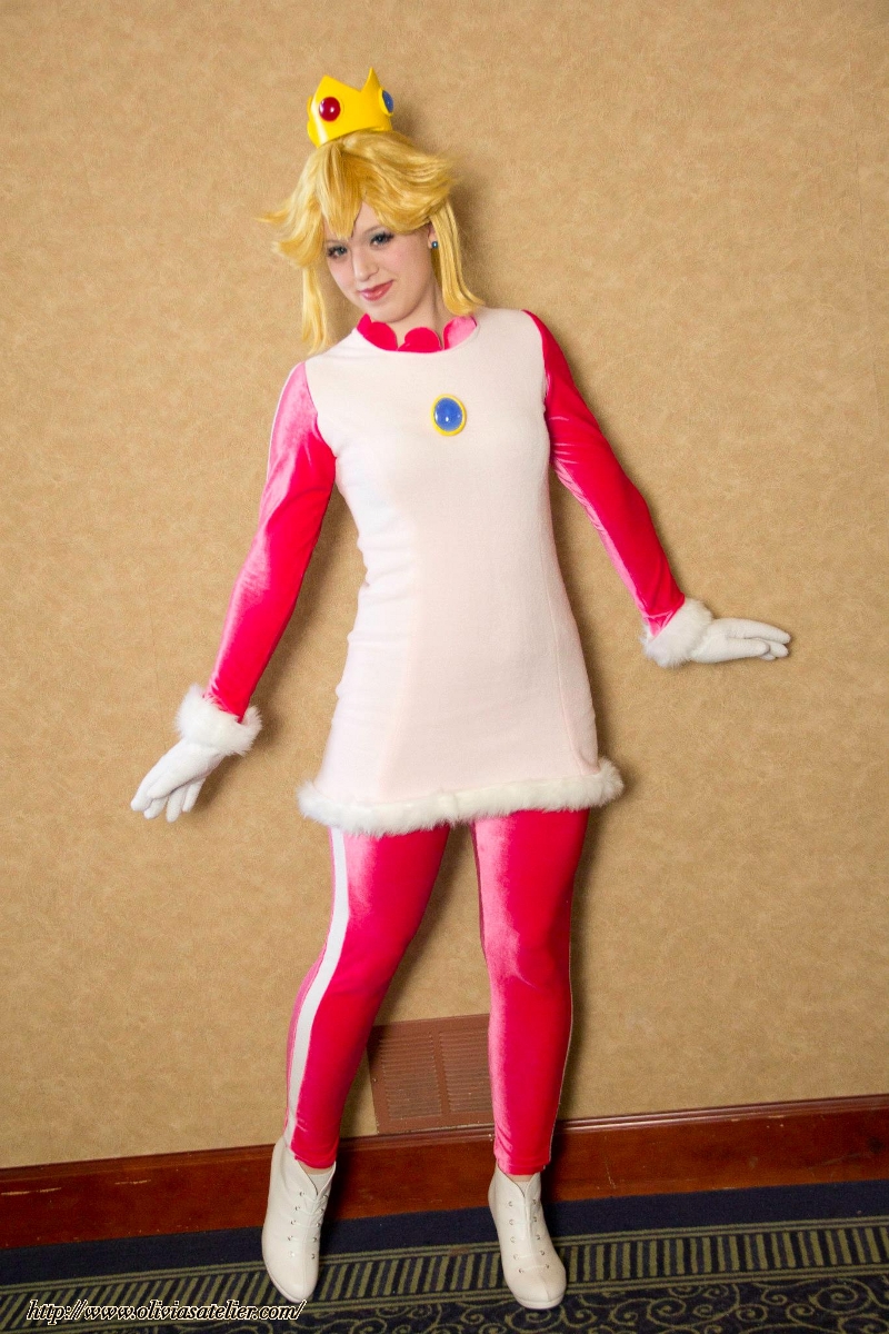 Princess Peach Olympics Leotard